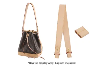 Luxury Care Artisan Workshop Cow Leather Vegetable Tanned Leather Bag Strap Women's Beige