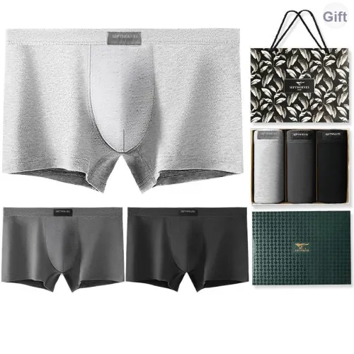 SEPTWOLVES Боксеры Мужские 3 Пачки Подарочный Набор + Сумка для покупок