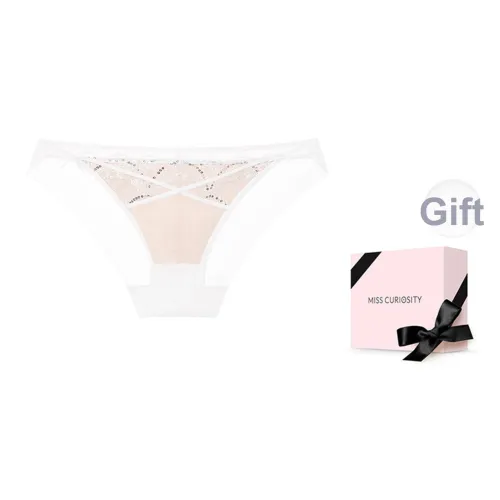 MISS CURIOSITY Глазурь Белый Женские Трусики-бикини