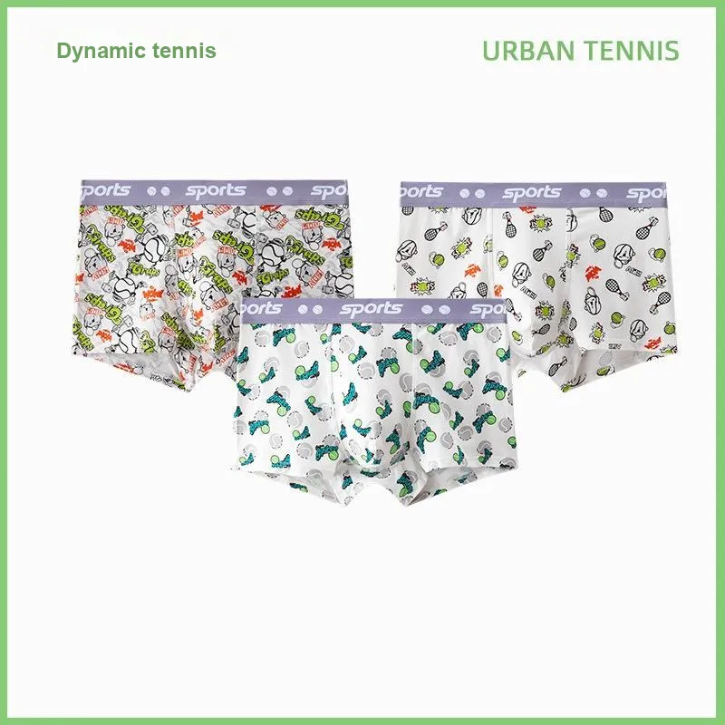 Qiao Ni Tong Underpants Men's 3 Pack-7