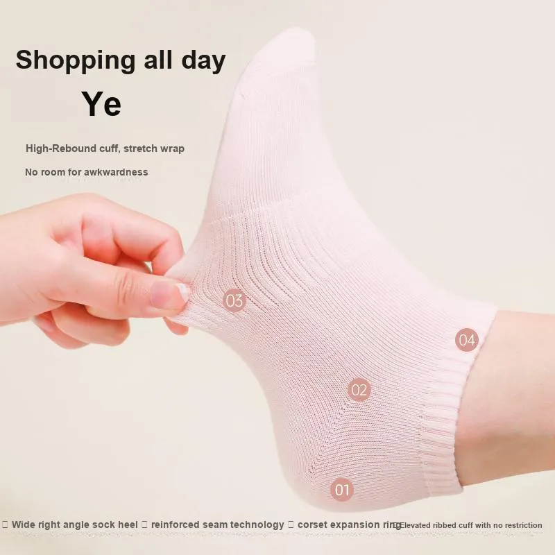 Avgri No Show Socks Women's 5 Pack Box Included-6