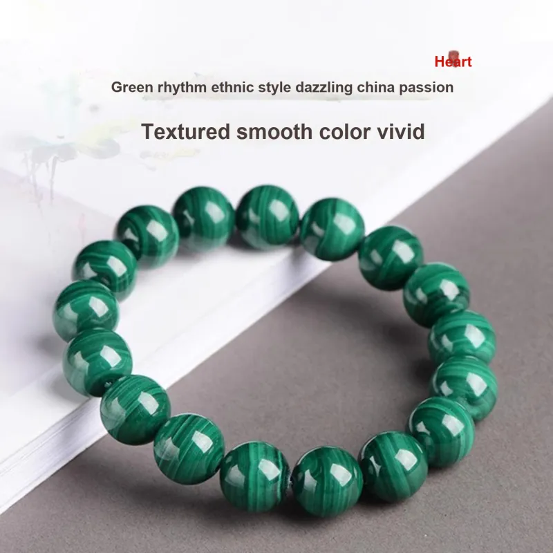 EADDA JEWELRY Natural Malachite Jade Bracelets Unisex-1