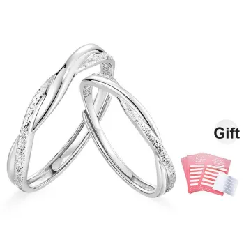KADER 999 Fine Silver Rings Unisex Silver Girlfriend