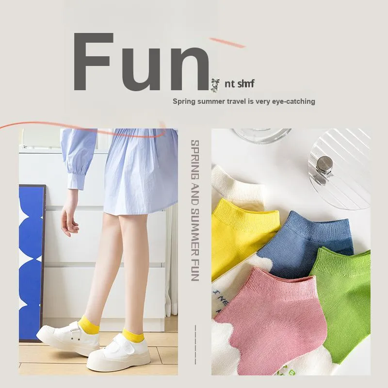 Gentle Welcome Ankle Socks Women's 5 Pack-3