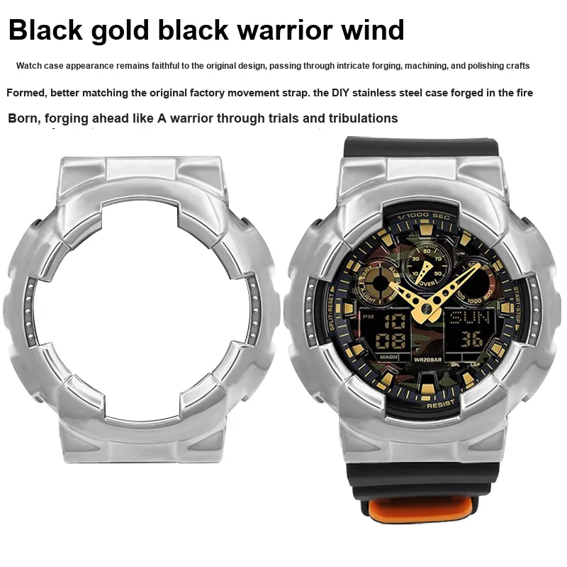 Keppot Black Gold Black Warrior Collection GA 110 GA 100 GA 120 GA 140 Watch Cases Unisex-1