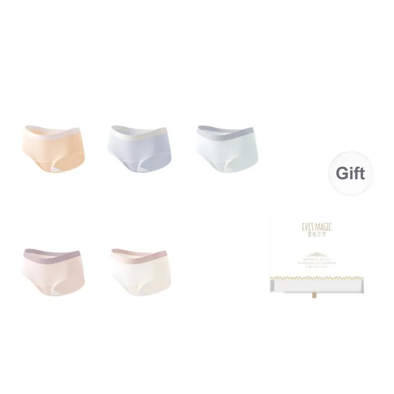 XIA.WA.ZHI.XIU Underpants Women's Shopping Bag 5 Pack-36