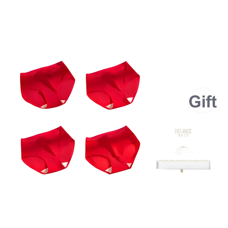 XIA.WA.ZHI.XIU Underpants Women's 4 Pack Gift Box Set-15