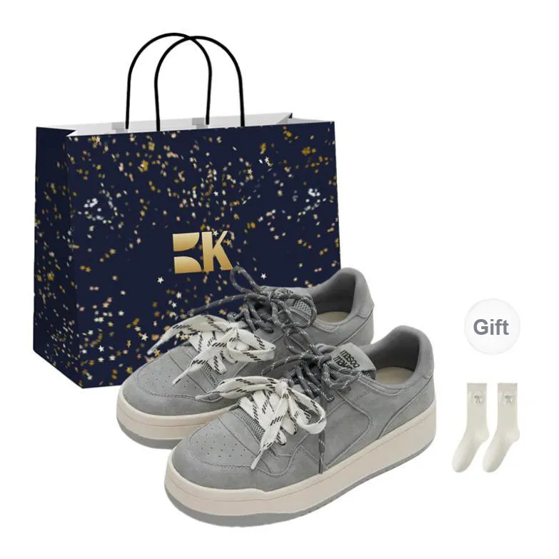 Boldi Kuki Anti Slip Wear Resistant Low Top Skateboard Shoes Women's Shopping Bag-1