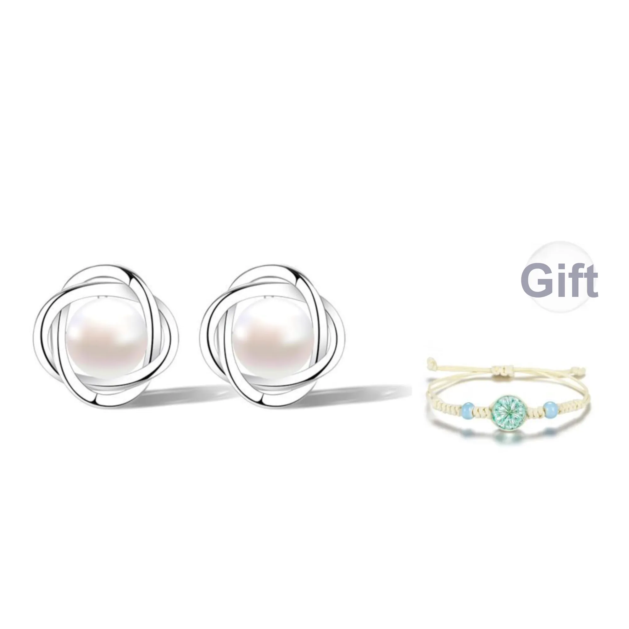 EAST BEAUTY Pearl Stud Earrings Women's