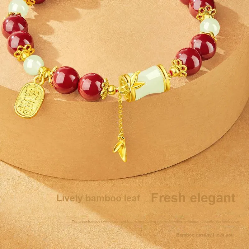 SGE Bracelets Pale Greenish White Jade Women's-3