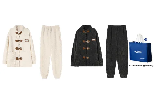 Floating light islands Unisex Pajama Sets
