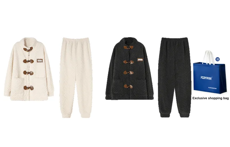 Floating light islands Unisex Pajama Sets-0