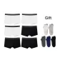 3 Black+3 White