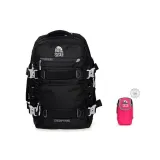Black (Comes with Pink Smartphone Pocket)