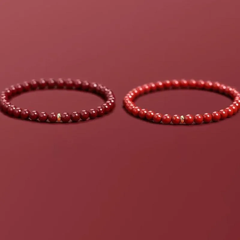 HELA DE HAI Cinnabar Jade Bracelets Women's-4