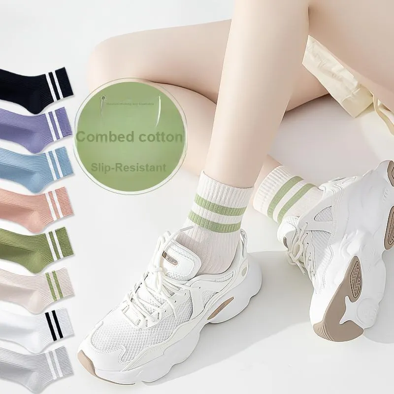 MIIOW Mid Calf Socks Unisex 5 Pack-13