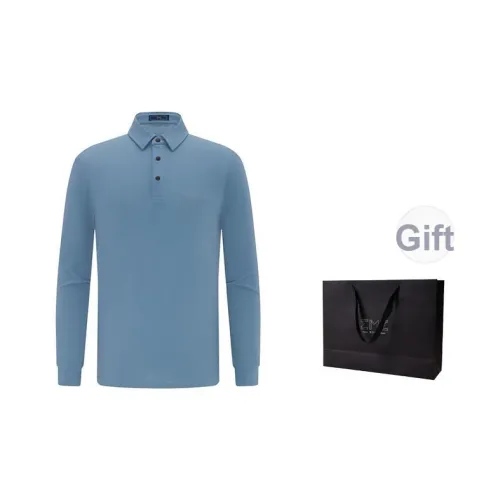 EMZ Серый Синий В комплекте Сумка для покупок Мужская Поло