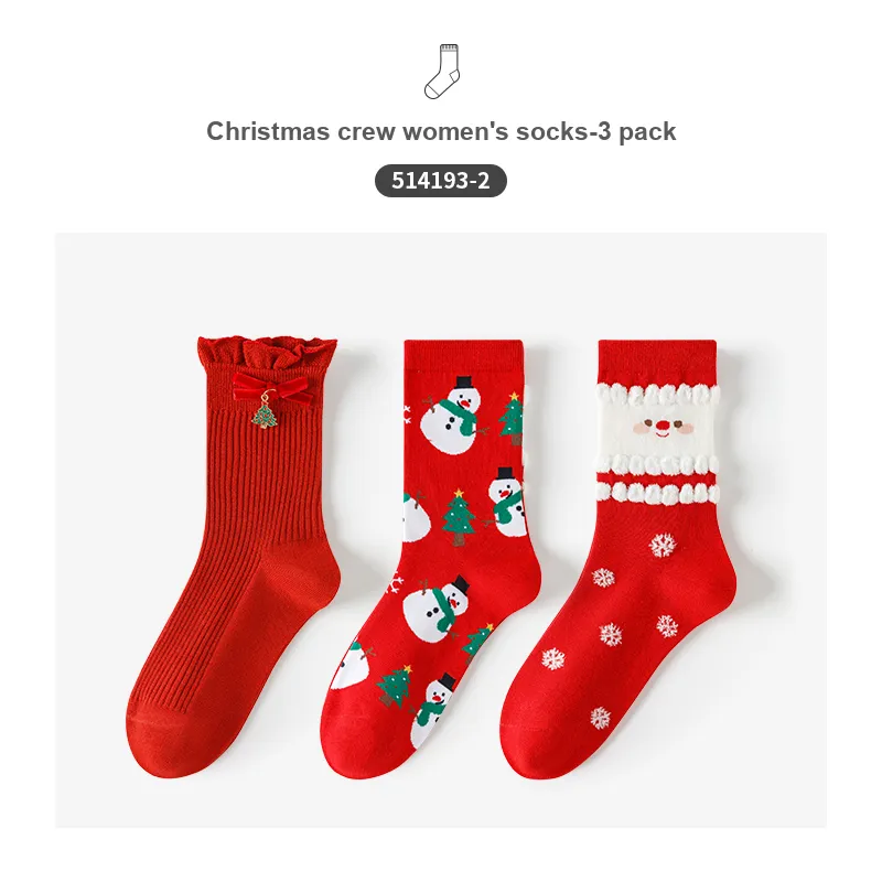 Caramella Mid Calf Socks Women's 3 Pack-5