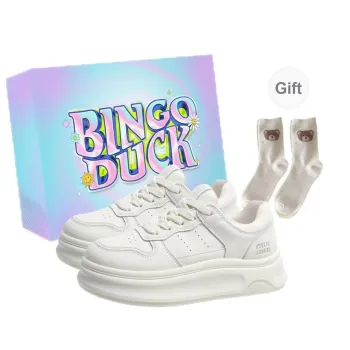 BINGO DUCK Slip Resistant Low Top Skateboard Shoes Women's