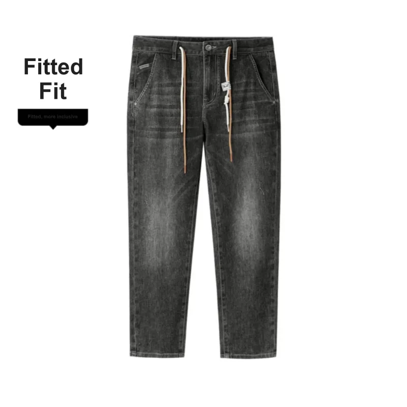 HLA Jeans Men Black Denim Gradient Medium 71-4