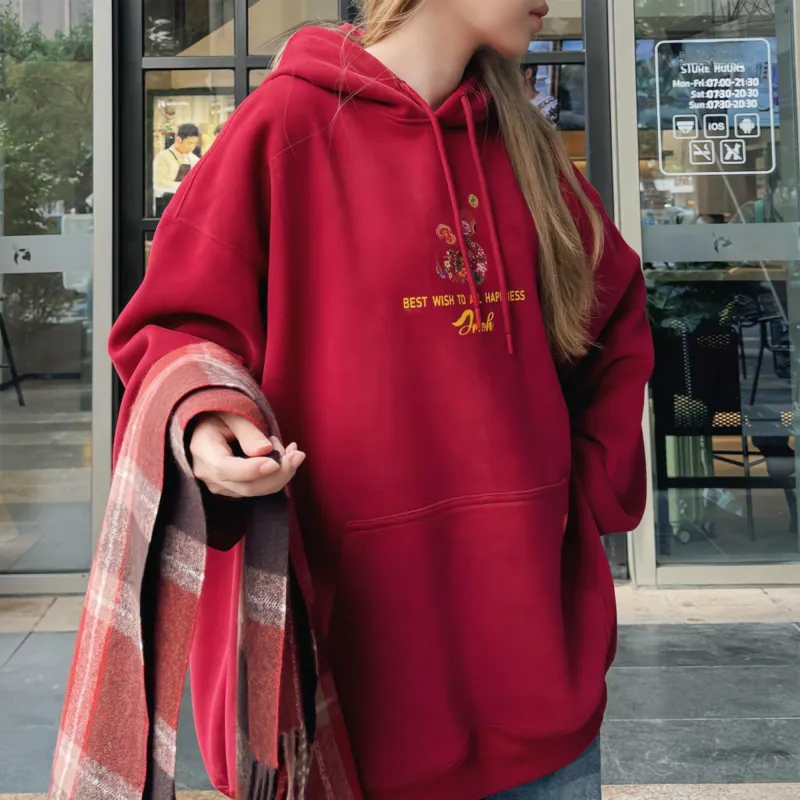 ZMOH Fleece Lined Hoodie Unisex-3