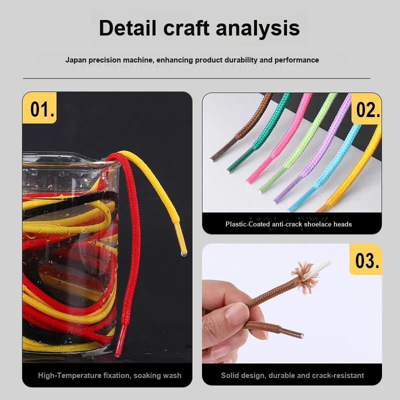 AAJF Polyester Shoelaces Unisex-1