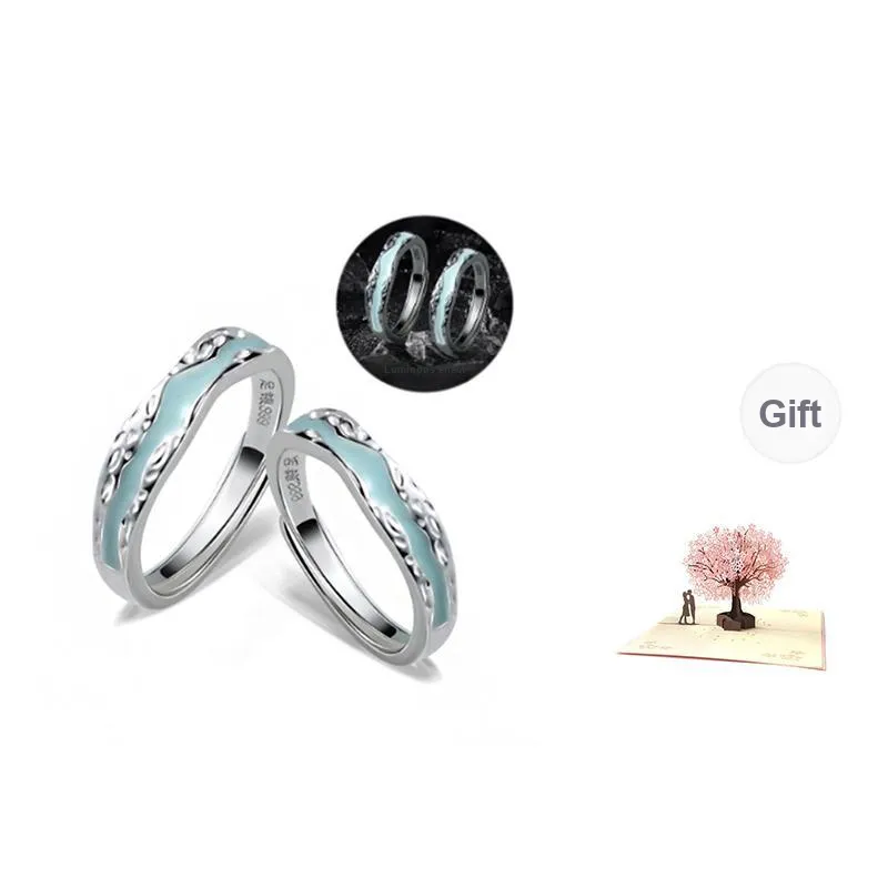 Suddenly Lucky S999 Fine Silver Rings Unisex-7