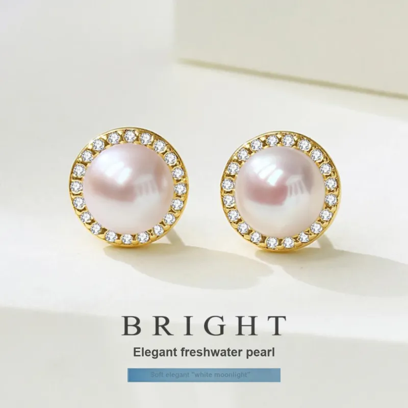 PEARL QUEEN Freshwater Pearl Stud Earrings Women's-2