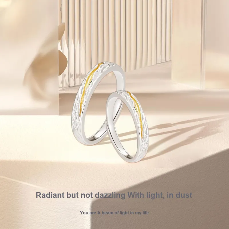 NUSQ Sterling Silver Rings Unisex-13