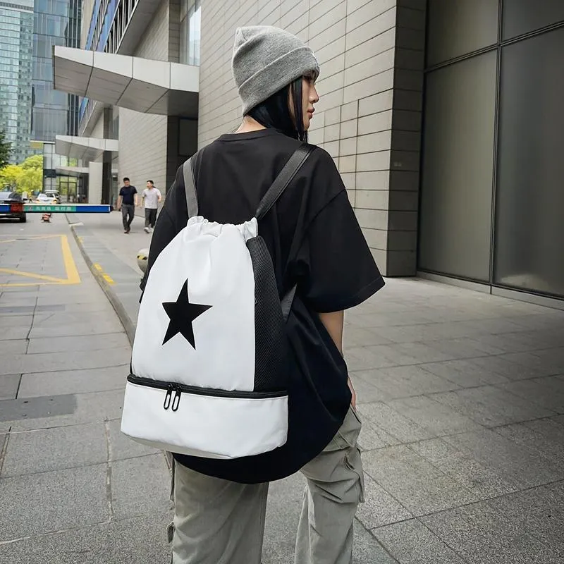 WXRX Membrana Dermalis Backpack Unisex White/Black/Green/Pink-5