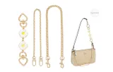 Gold-Tone (Daisy Extension Chain+Decoration Chain+Crossbody Chain)