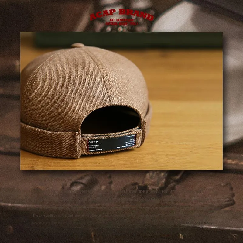 ACAP Cotton Hats & Caps Unisex Black/Navy Blue/Dark Gray/Light Gray/Khaki-2