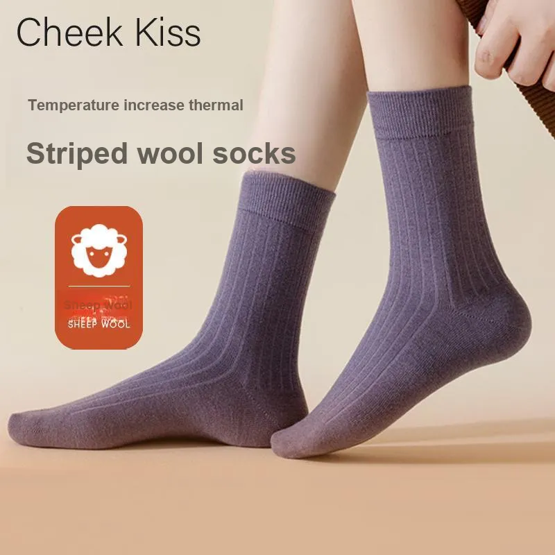 Cheekkiss Mid Calf Socks Women's Box 4 Pack-1
