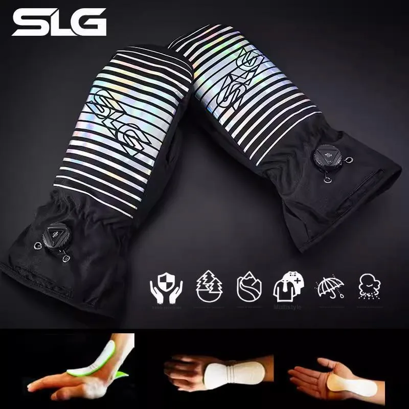 Sauglinge Ski Protective Gears Professional Ski Glove With Built-in Wrist Guard Unisex-14