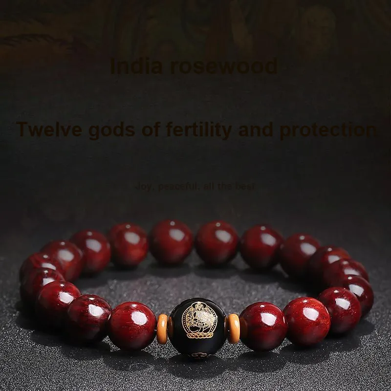 MUSHENGYUAN Rosewood Bracelets Unisex-57