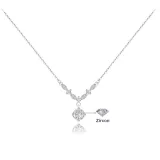 [999 Silver]Star Moon Necklace
