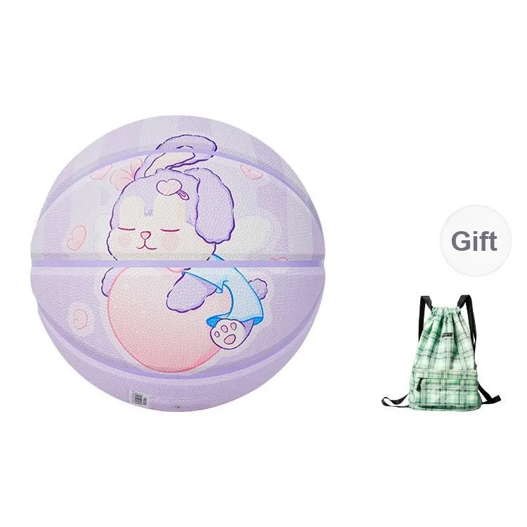 Kuangmi PU Basketball Purple Size 6 Ball Street Unisex-9