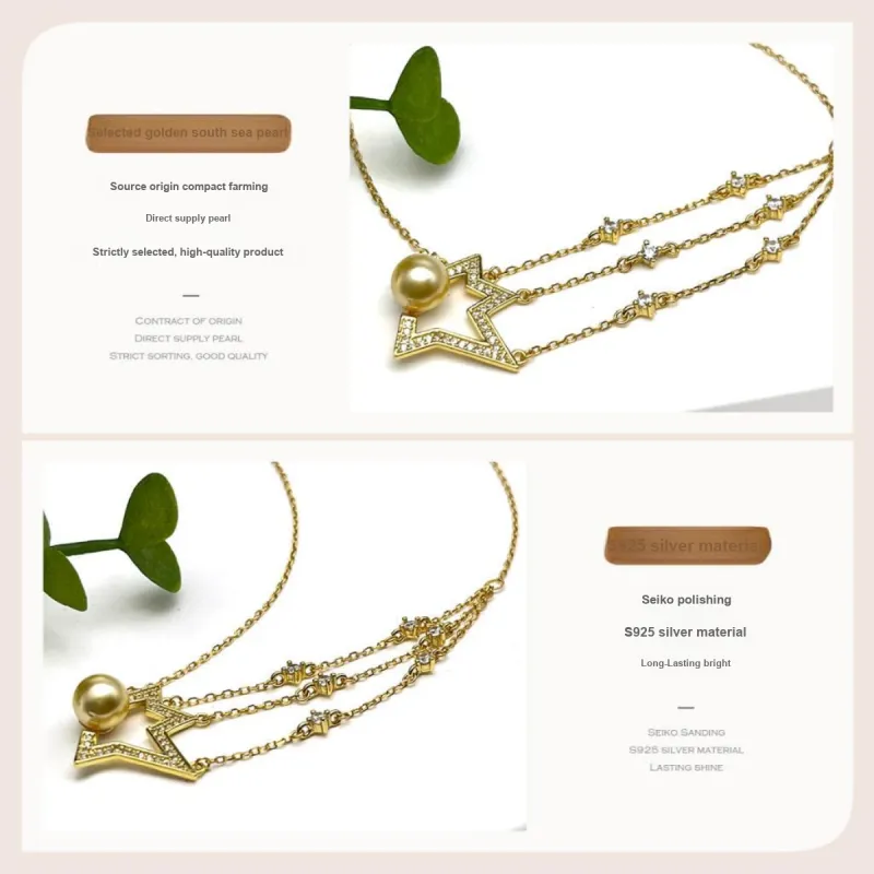 PEARL QUEEN Saltwater Pearl Necklaces Women's-2