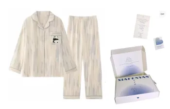 XIAFENYAN Pajama Gift Box Women's Apricot