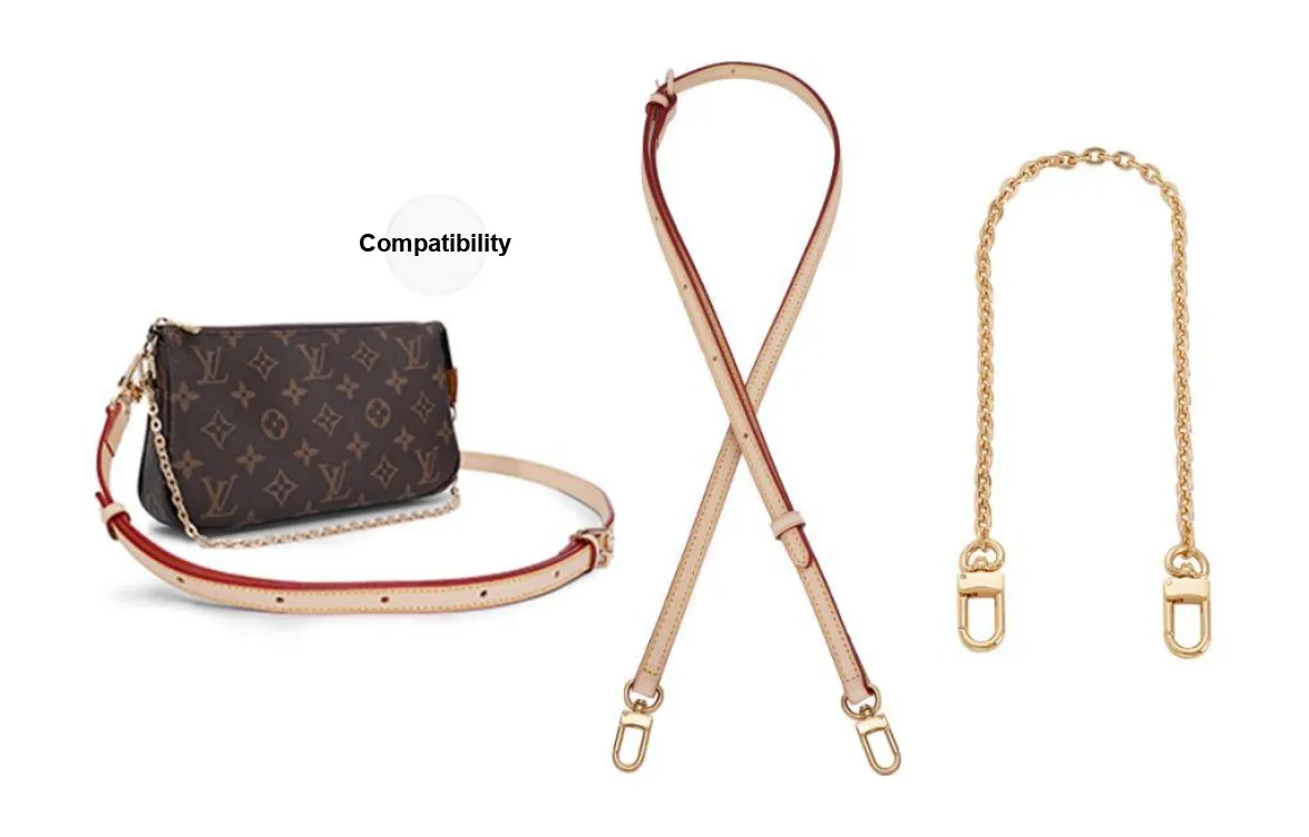 Lan Bao Fan Vegetable Tanned Leather Cow Leather Bag Transformation Crossbody Set Unisex Copper Gold