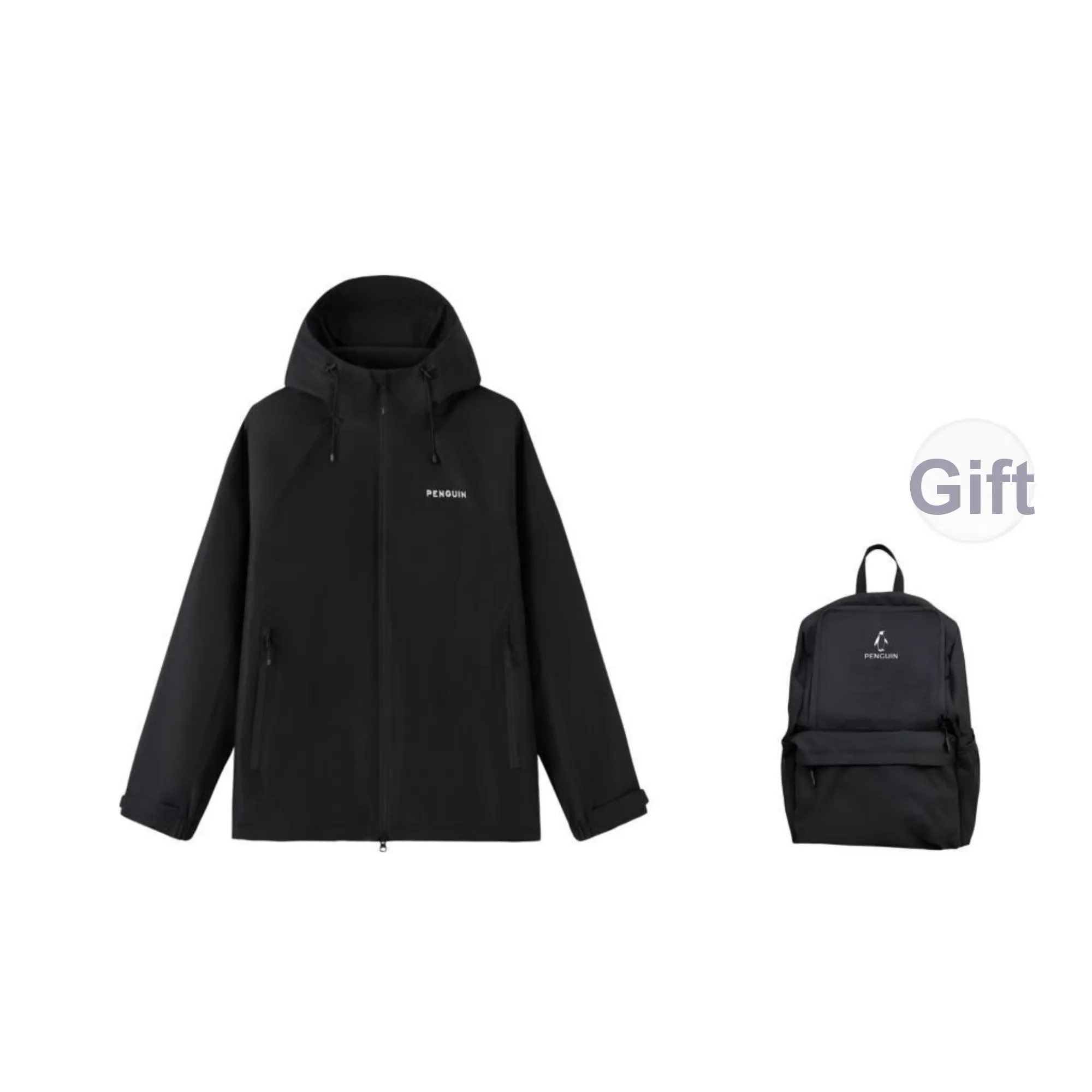 QIE x CAMEL Waterproof And Windproof Coat Unisex