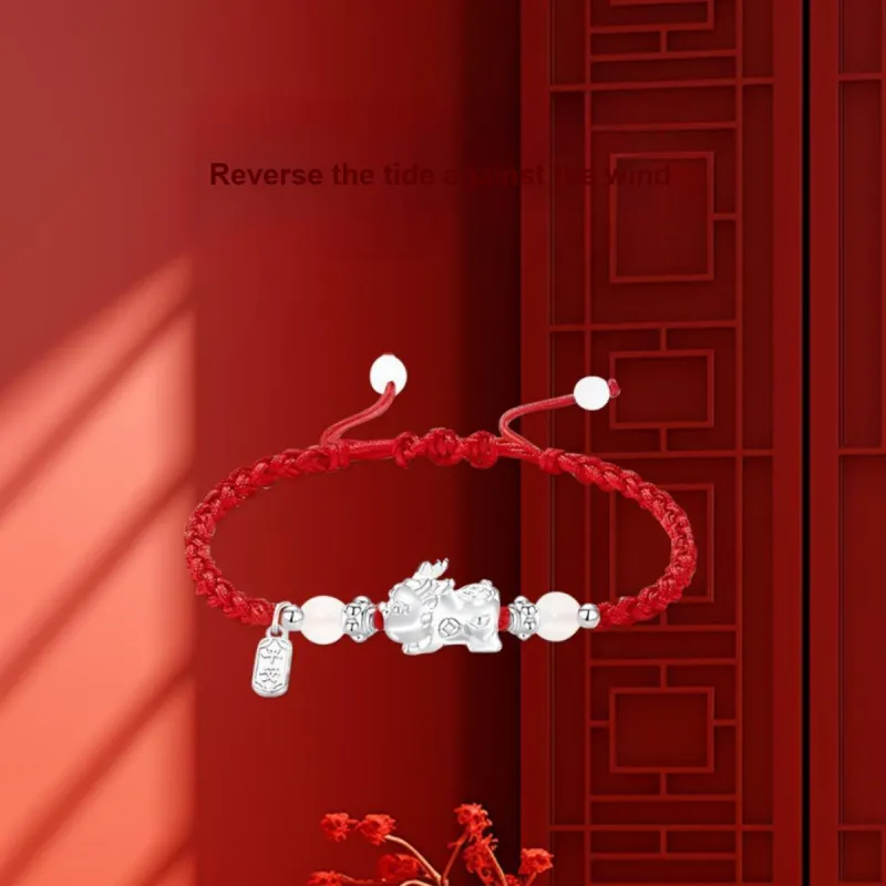 MGS New Chinese Style Versatile Niche Design Fashion Elegance Bright Future Bracelets Women's-3