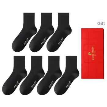 PIERRE CARDIN Mid Calf Socks Men's 7 Pack Box Included