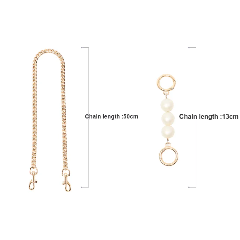 Gloya Metal Bag Accessory Women's Gold Tone-13