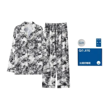 Qin Jing Pajama Set Men's Ink-Wash