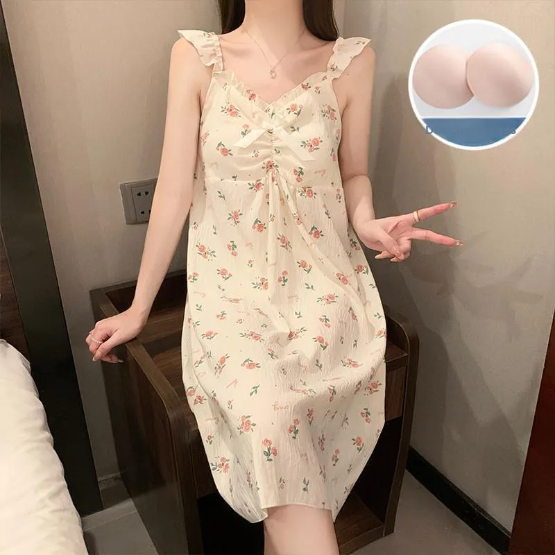 Ta Yan Nightgown Women's Apricot-2