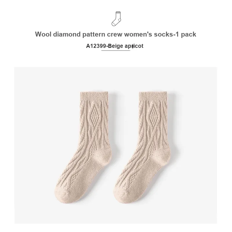 Caramella Mid Calf Socks Women's 1 Pack Solid Color-66