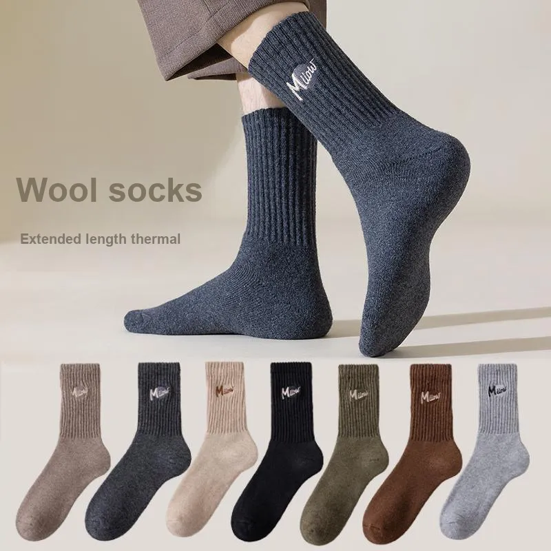 MIIOW Knee High Socks Men's 3 Pack-1