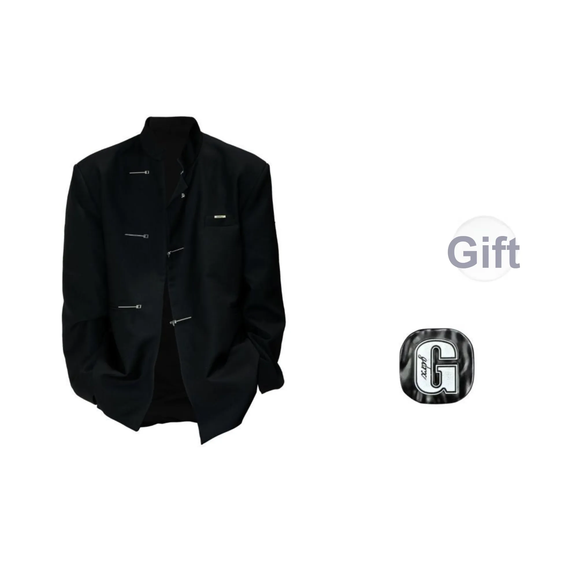GDRX Business Suit Coat Unisex Black
