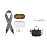 [Medium Size Two-Piece Set 2]Canvas Wide Strap+White Waterproof Liner (Includes Spring Ring *2)